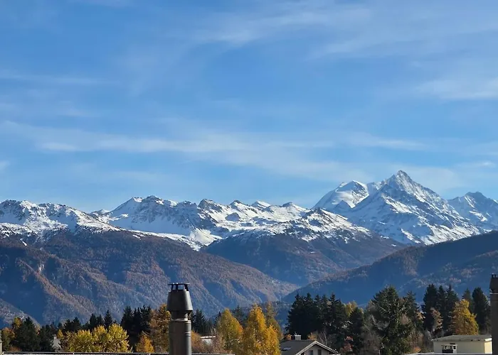 Centre Crans-montana, Balcon Plein Sud, Vue Alpes, Parking Privé