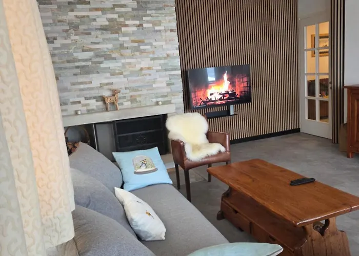 Centre Crans-montana, Balcon Plein Sud, Vue Alpes, Parking Privé Apartamento