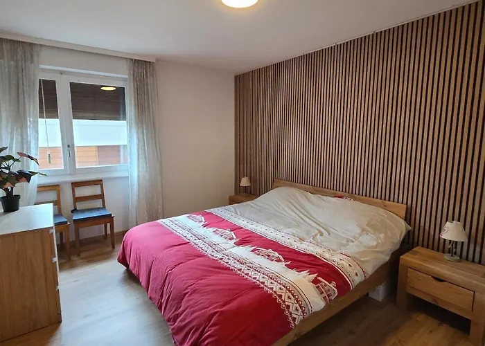 Centre Crans-montana, Balcon Plein Sud, Vue Alpes, Parking Privé Apartamento Crans-Montana