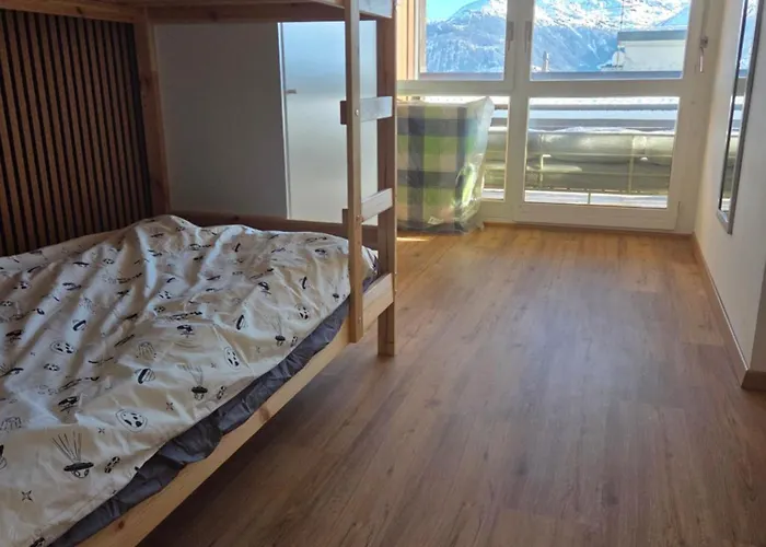 Centre Crans-montana, Balcon Plein Sud, Vue Alpes, Parking Privé Apartamento *