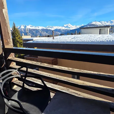 아파트 Centre Crans-montana, Balcon Plein Sud, Vue Alpes, Parking Prive 크란스몬타나