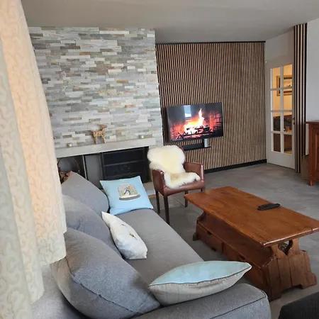 Centre Crans-montana, Balcon Plein Sud, Vue Alpes, Parking Prive 아파트